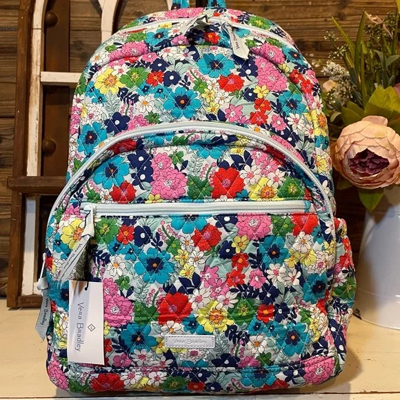 Vera Bradley | Bags | Vera Bradley Backpack Far Out Floral  display picture 2